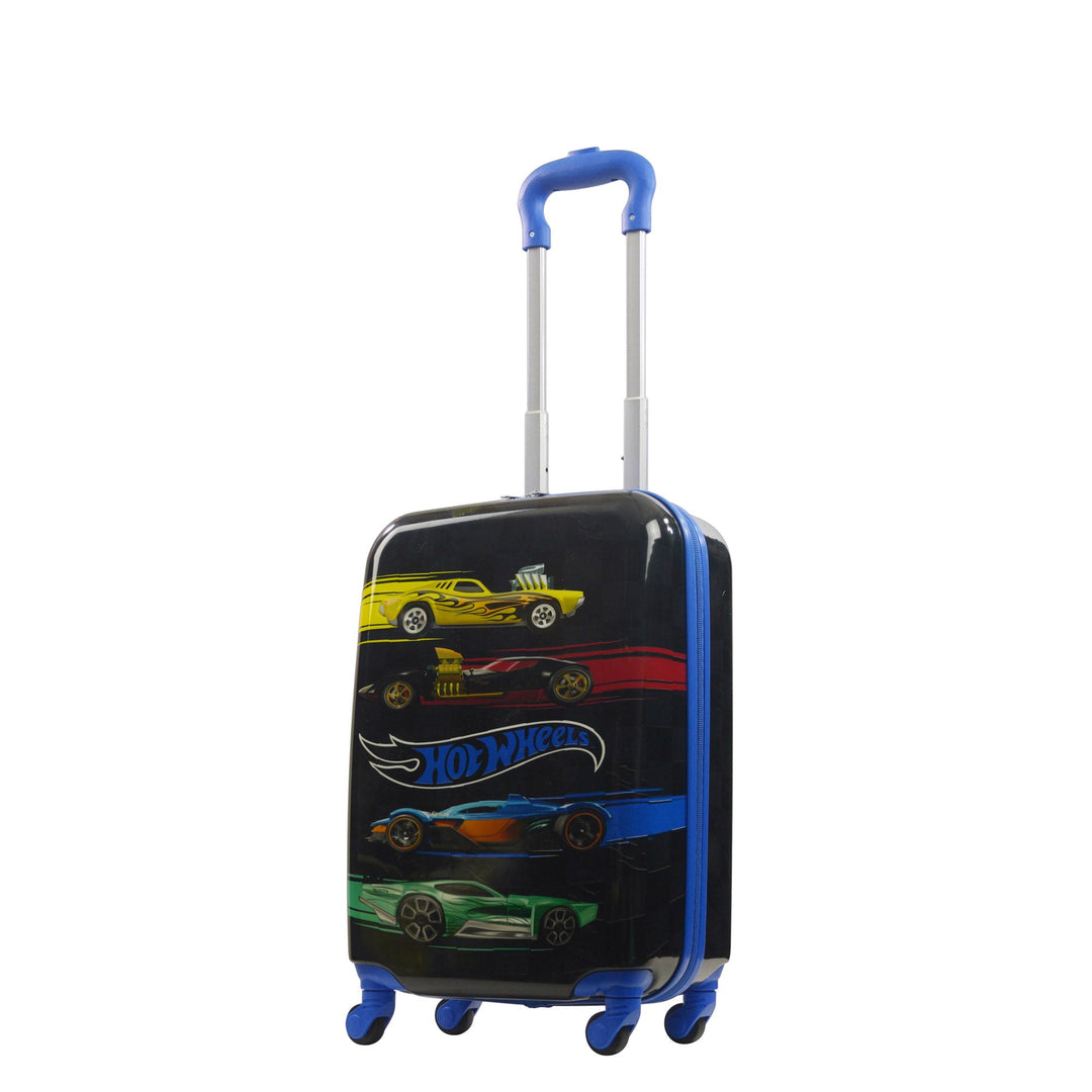 Hot Wheels 20.5" Black Kids Spinner Carry-on Luggage