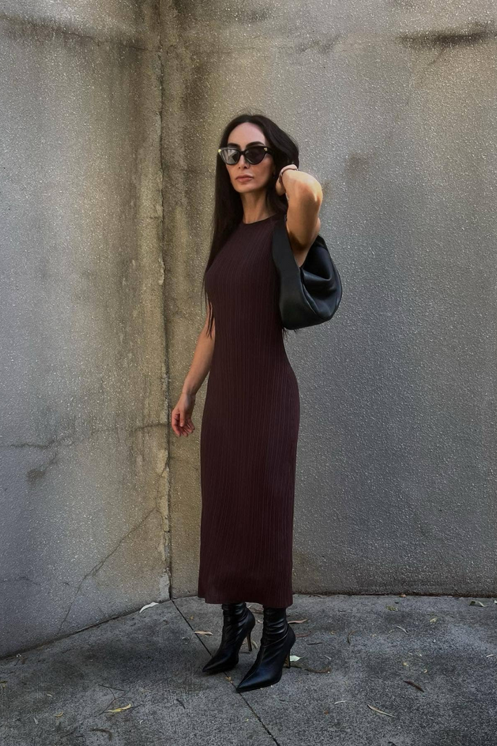 The Greece Parthenon Knit Maxi Dress