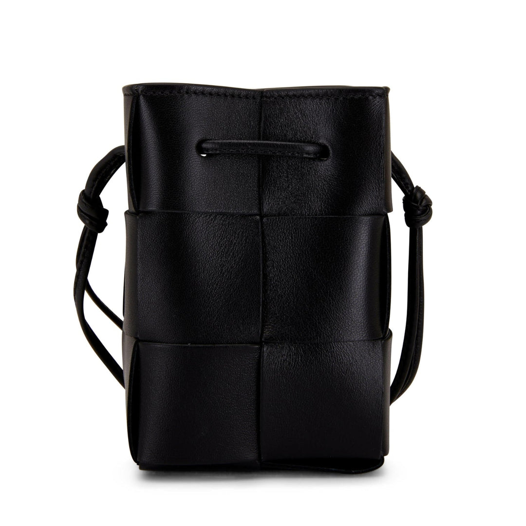 Chic Woven Mini Crossbody Bucket Bag – Lightweight Shoulder Handbag