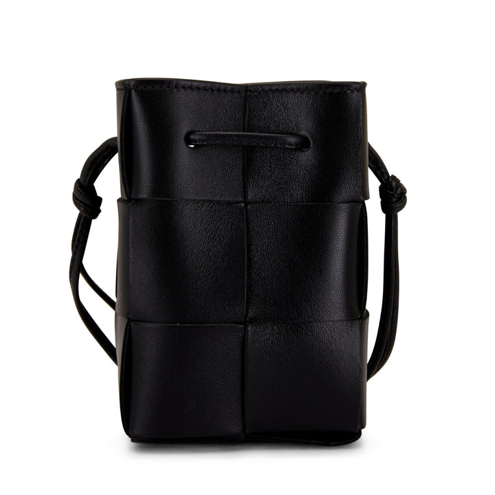 Chic Woven Mini Crossbody Bucket Bag – Lightweight Shoulder Handbag