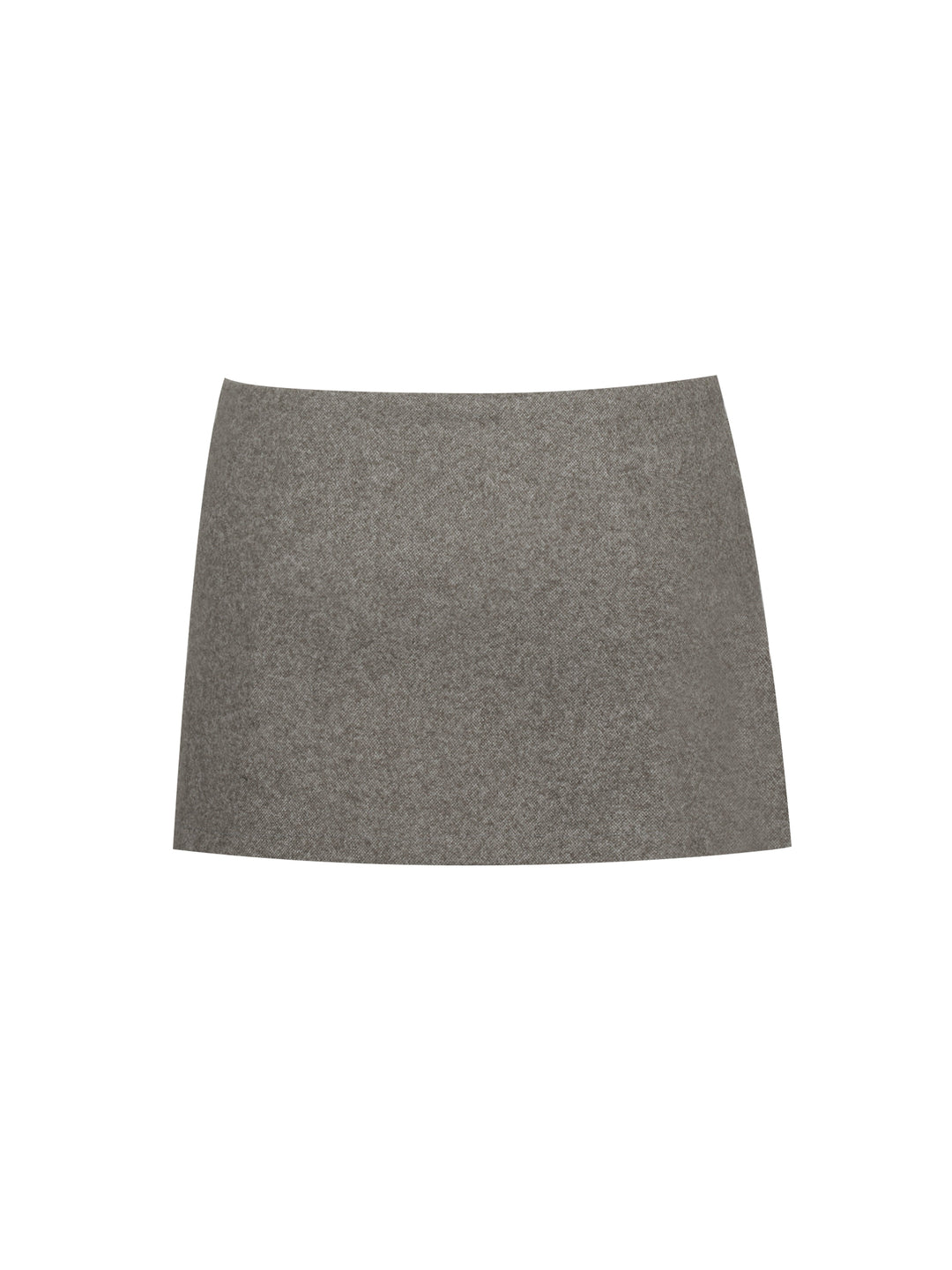 Osira Taupe Low-Waisted Micro Skort