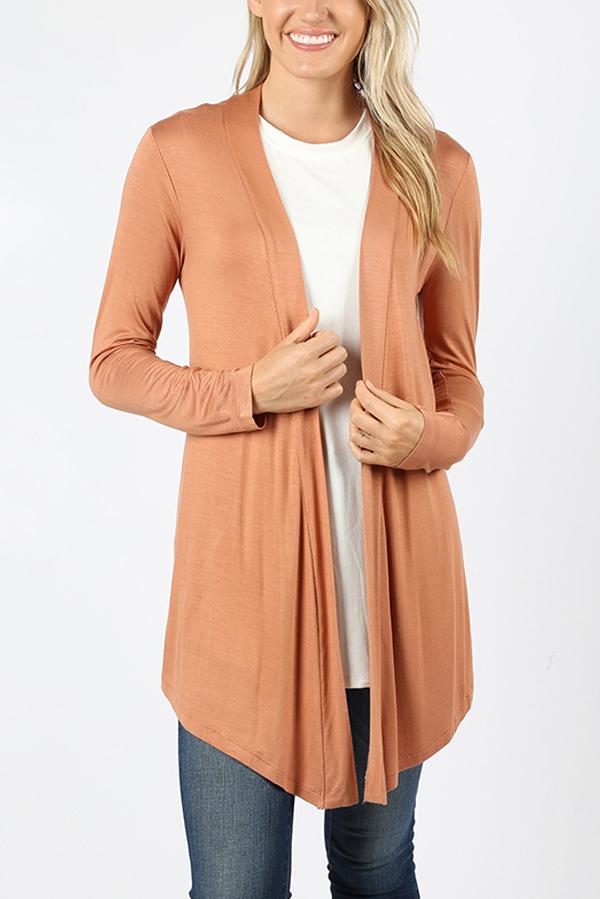 Drapey Open Front Cardigan