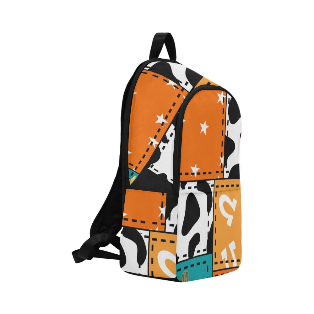 Western Collage Backpack