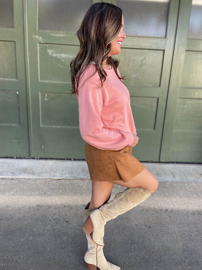 Bow Back Sweatshirt in Three Colors