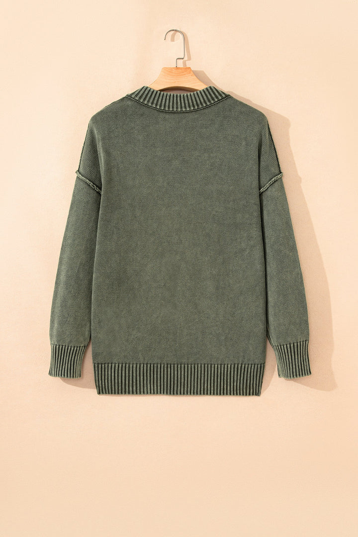 Alma Drop Shoulder Loose Sweater
