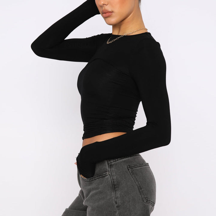 Slim Fit Long Sleeve Shirt | Women&