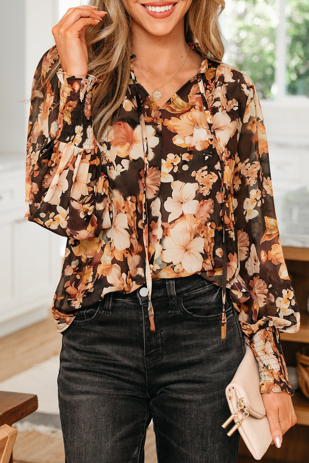 Cali Puff Sleeve Breezy Blouse