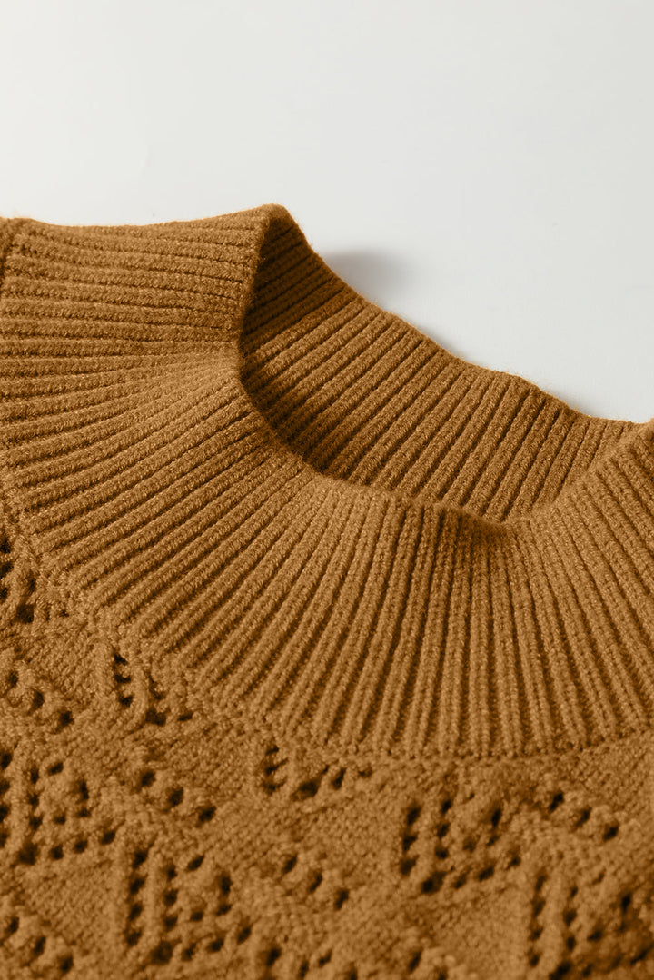 Aria Edge Balloon Sleeve Sweater