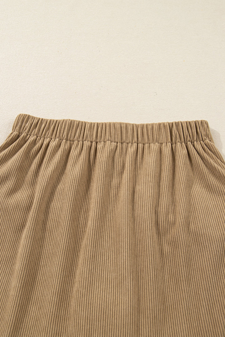 Xiomara Front Faux Mini Skirt