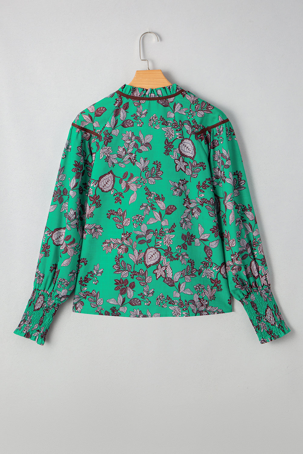Elouise Shirred Puff Sleeve Blouse