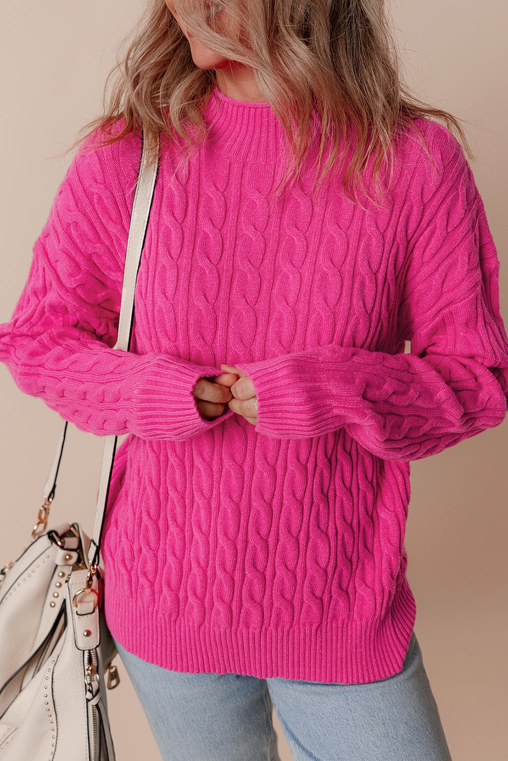 Lola High Drop Shoulder Sweater