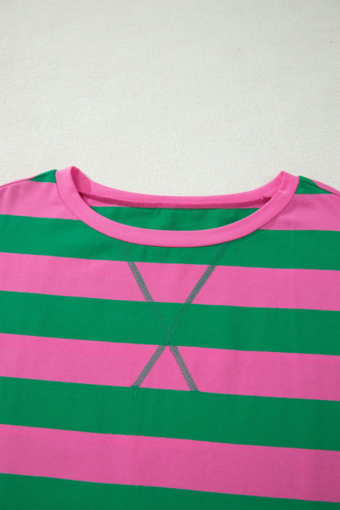 Yellow Stripe Dolman Tee Drawstring Skort Athletic 2pcs Set