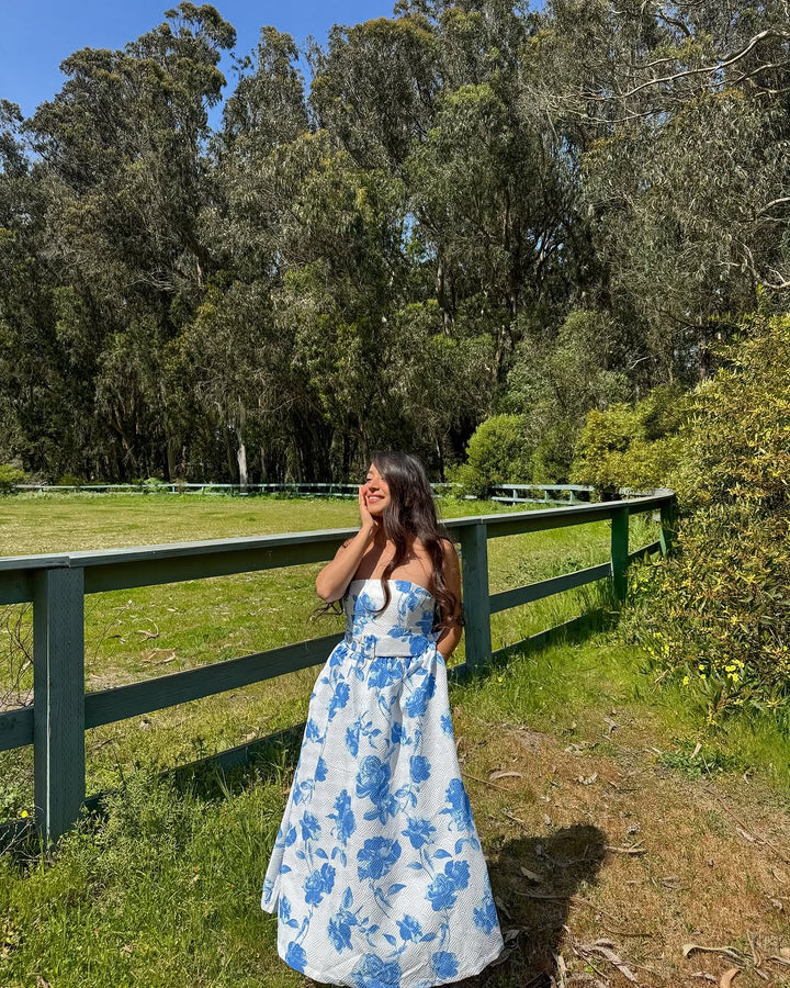 HONESTLY LOVE WOVEN MIDI DRESS