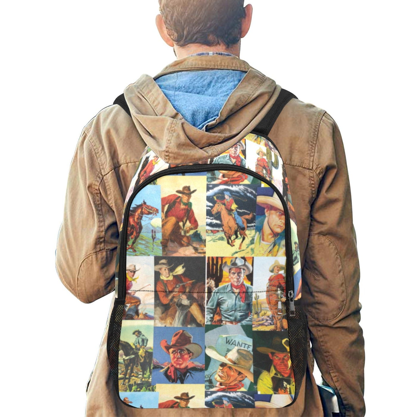 Cowboy Collage Backpack