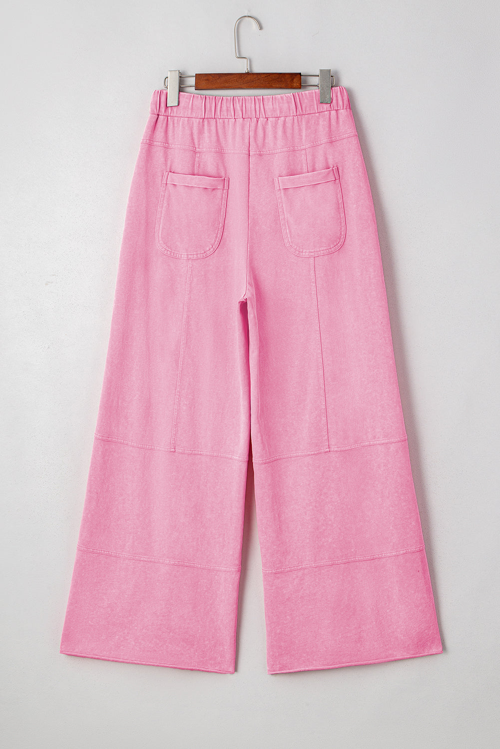 Brittany Mineral Wash Exposed Seam Drawstring Cargo Pants