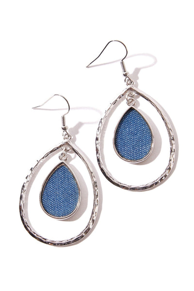 Oval Hoop Metal Earring