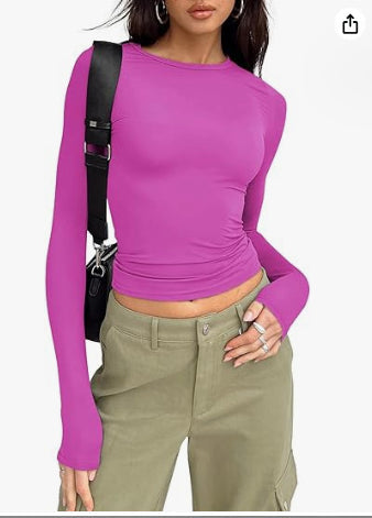 Slim Fit Long Sleeve Shirt | Women&