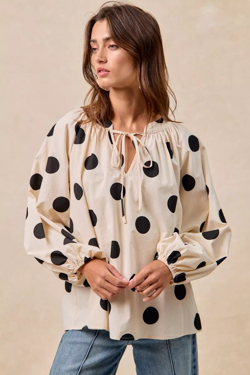 The Dotty Days Blouse