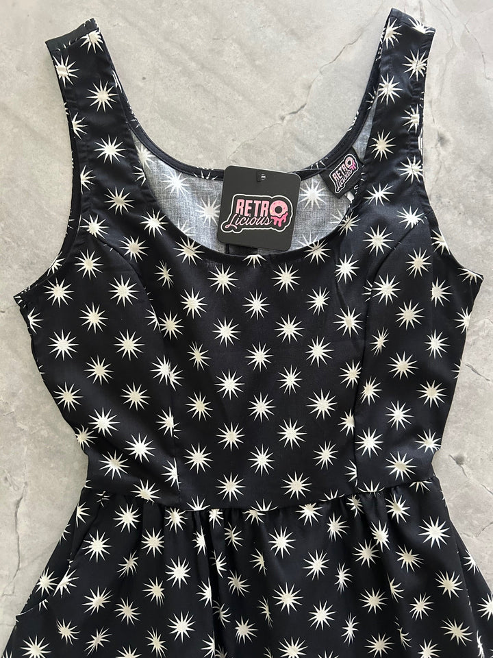 Starburst Shorter Length Fit &amp; Flare Dress