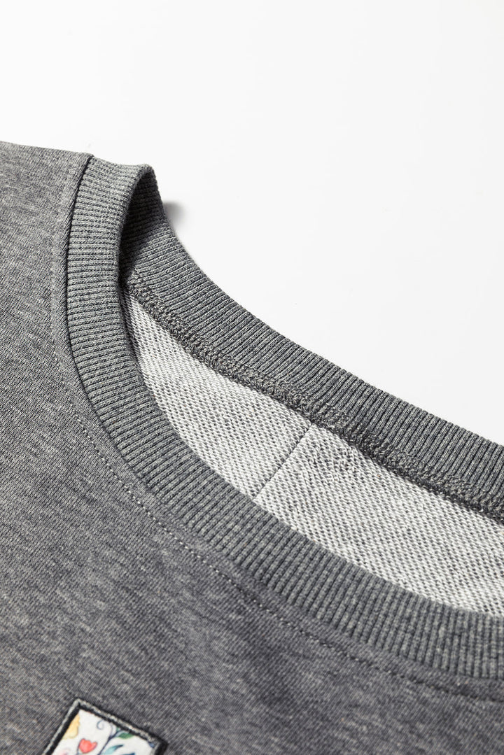 Payton Uneven Hem Chic Sweatshirt