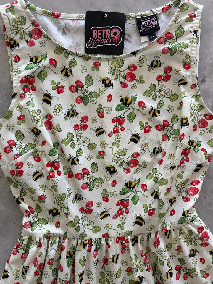 Berry Bees Vintage Dress