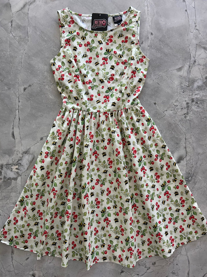Berry Bees Vintage Dress