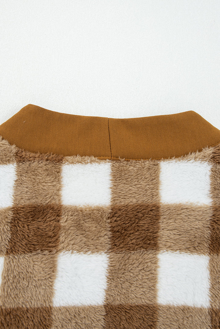 Amora Sherpa Loose Knit Cardigan