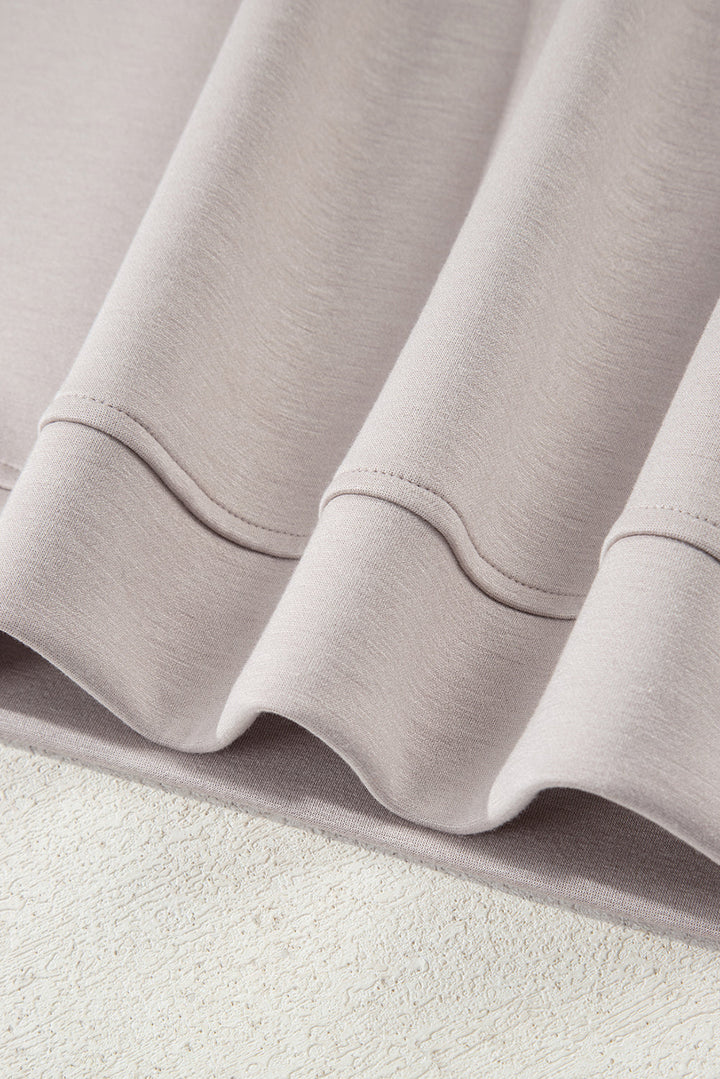 Ava Pullover Drawstring Mini Skirt