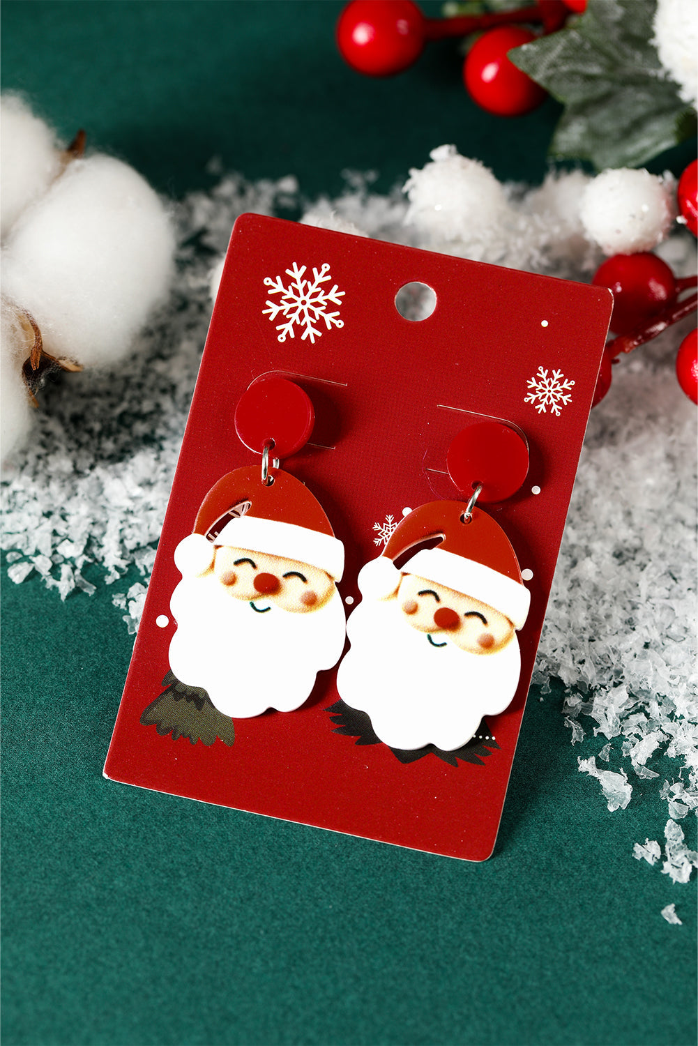 Violeta Father Christmas Dangle Earrings
