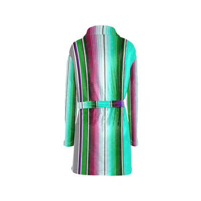 Turquoise Serape Women's Western Bath Robe