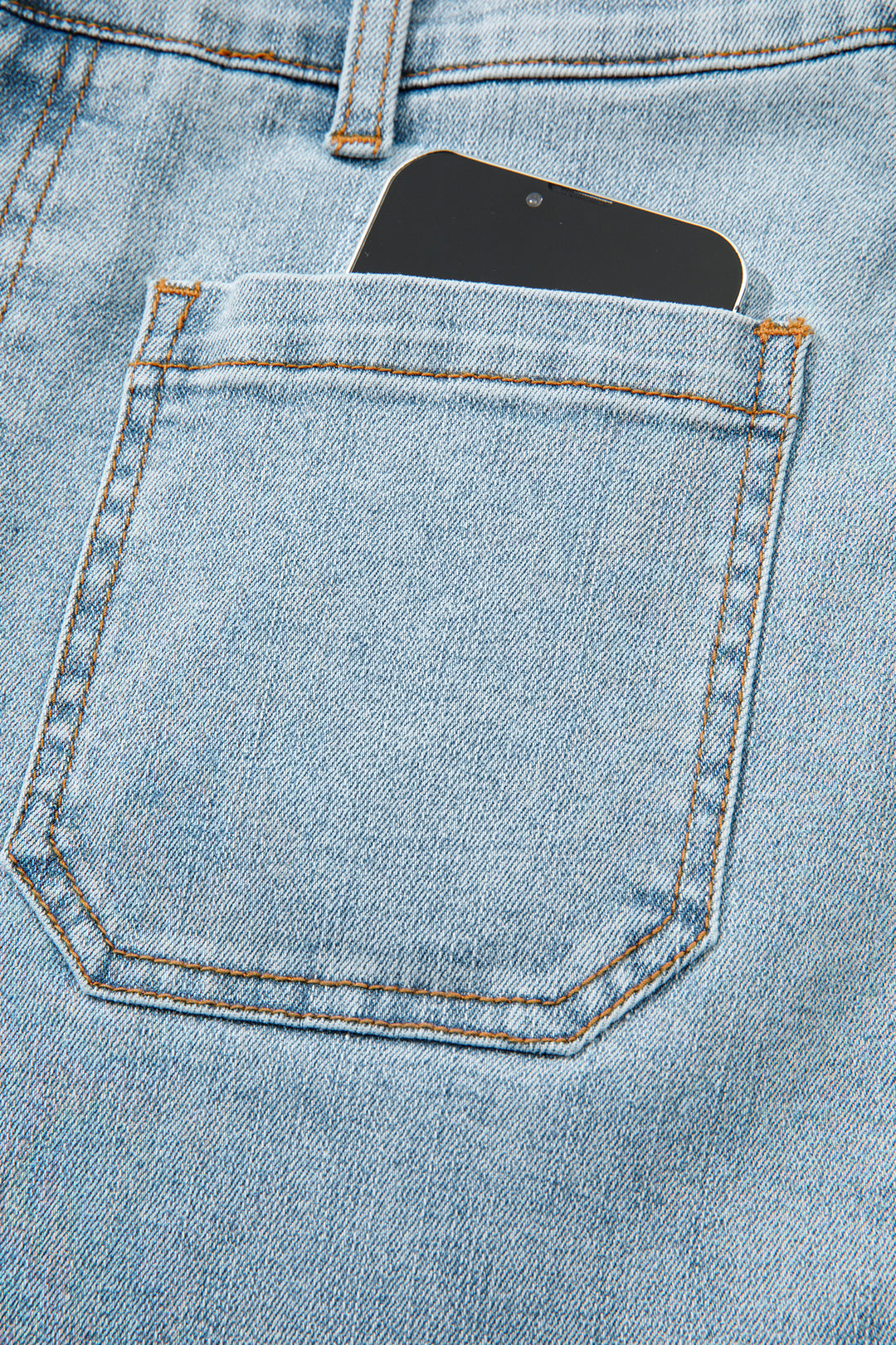 Beau Blue Solid Full-Length Regular Pocket Detail Wholesale Denim Jeans