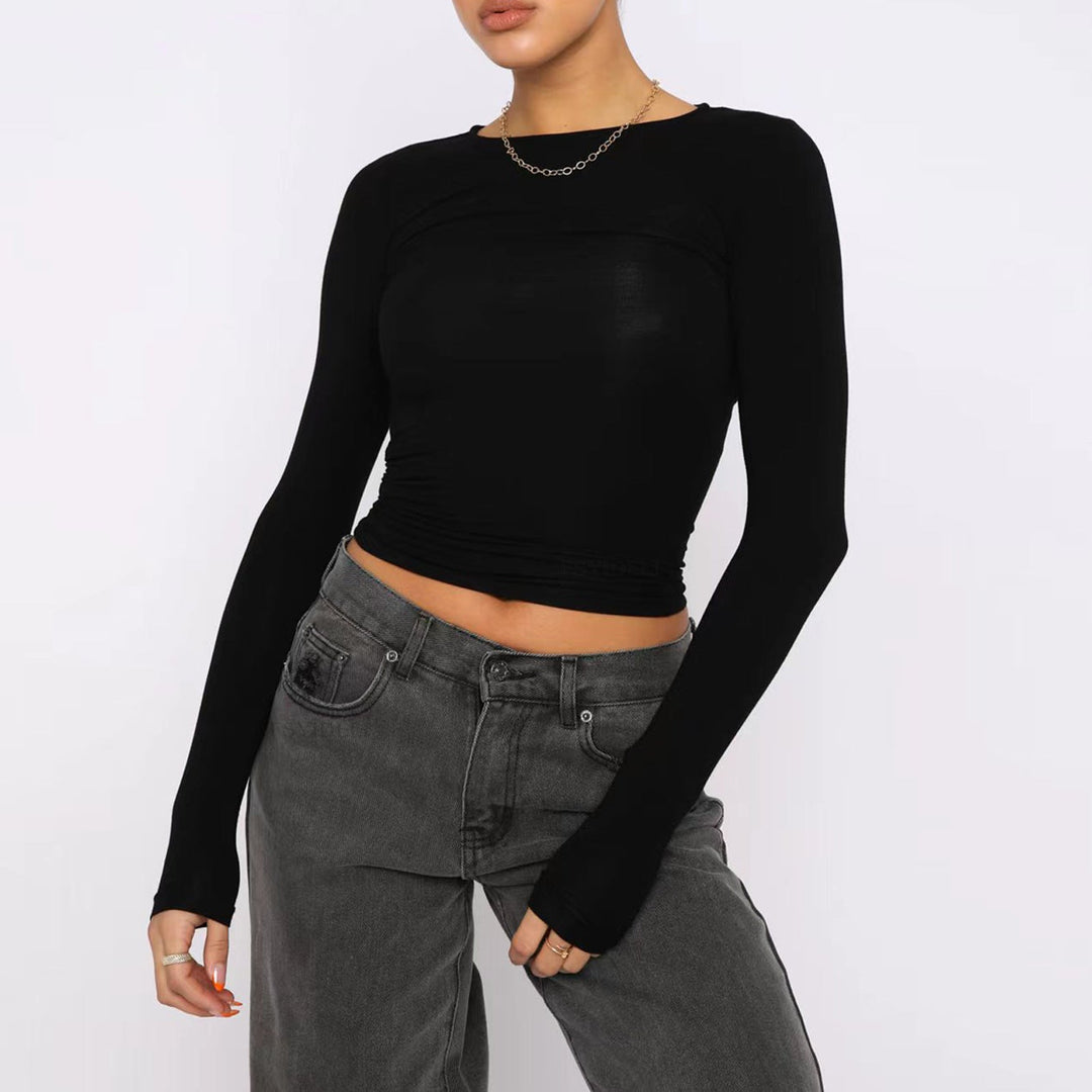Slim Fit Long Sleeve Shirt | Women&