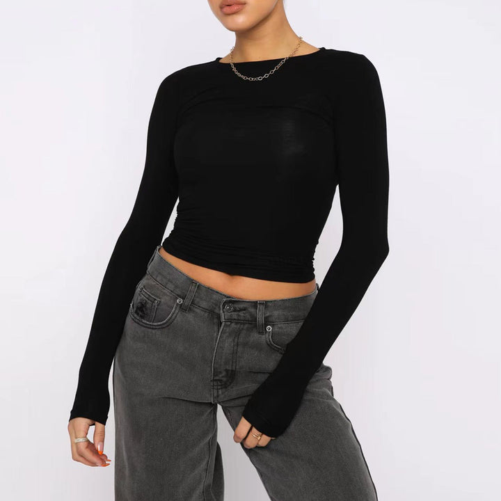 Slim Fit Long Sleeve Shirt | Women&