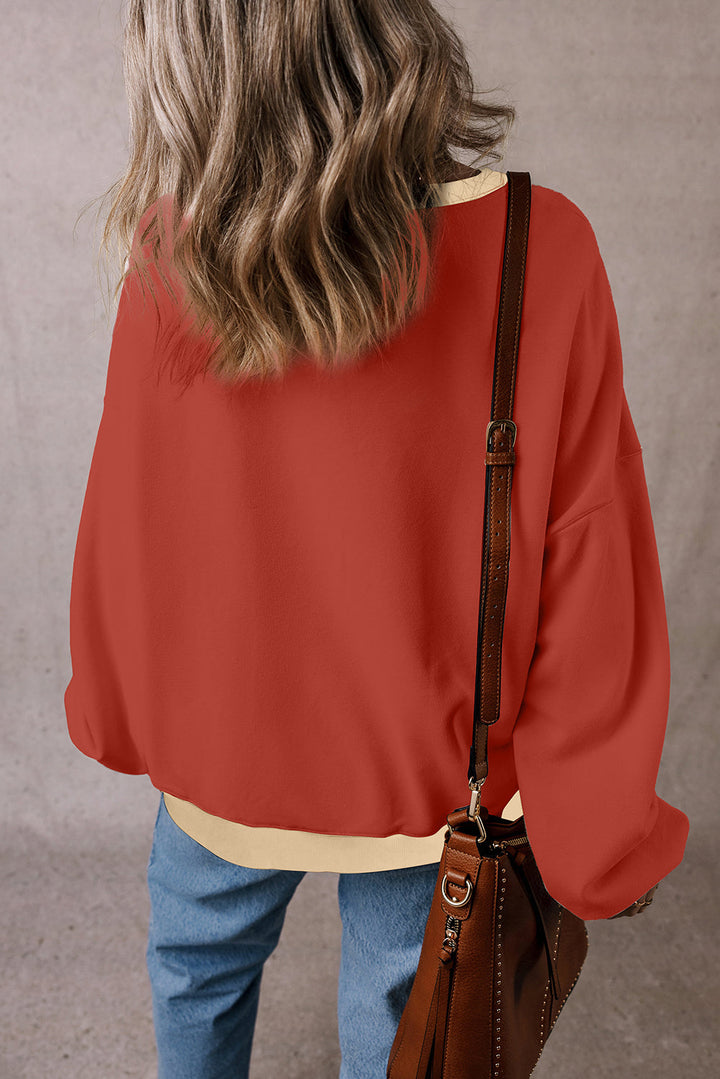 Abigail Drop Shoulder Oversized Sweatshirt