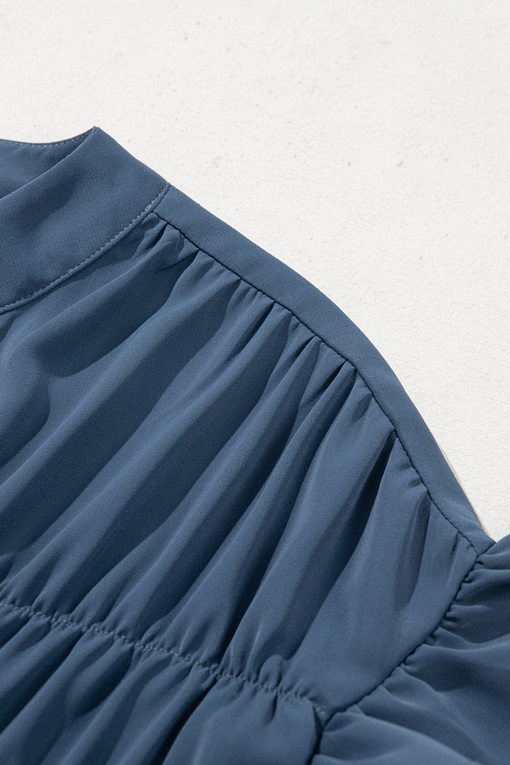 Briana Ruched Short Sleeve Shirt