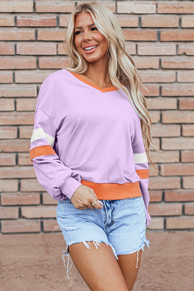 Mazie v Neck Sweatshirt