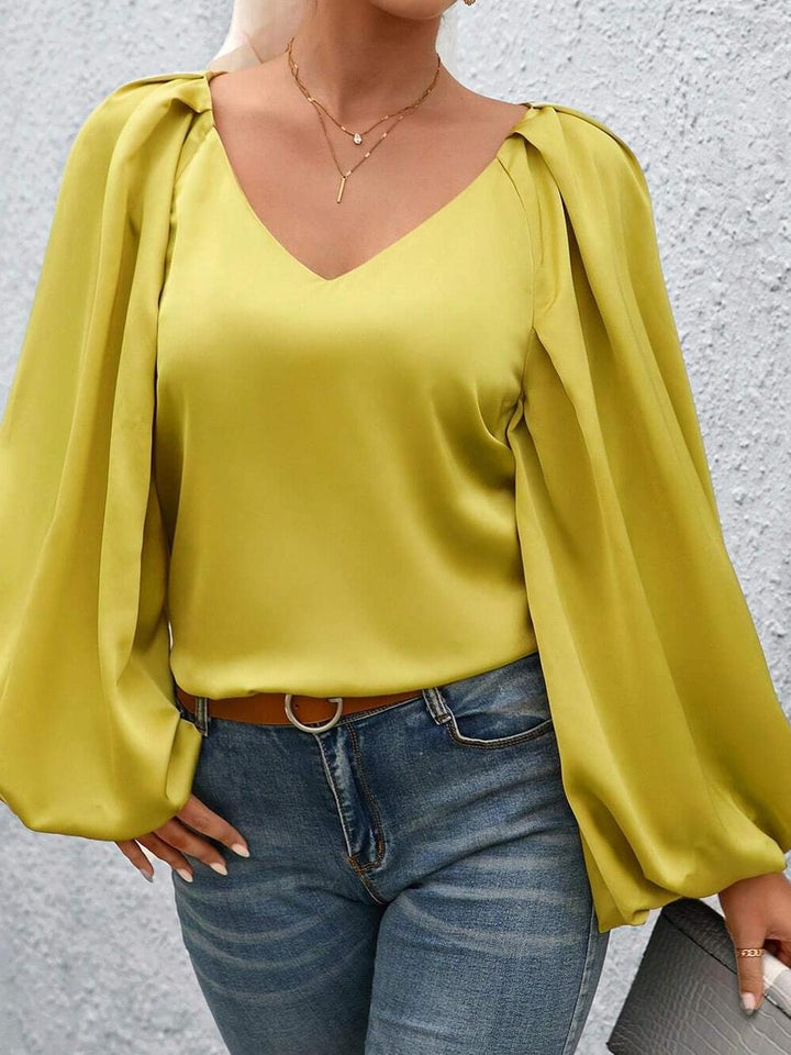 Lantern Sleeve Blouse