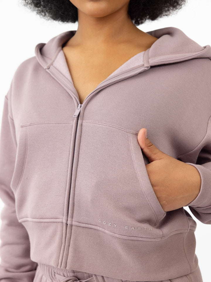 Women's CityScape Cropped Full Zip - Last Chance