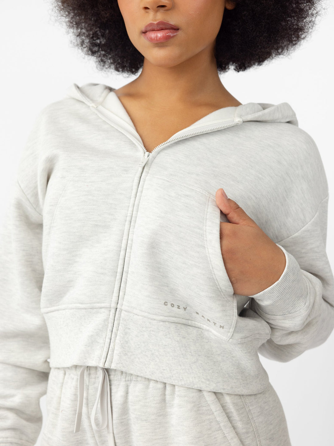 Women's CityScape Cropped Full Zip - Last Chance