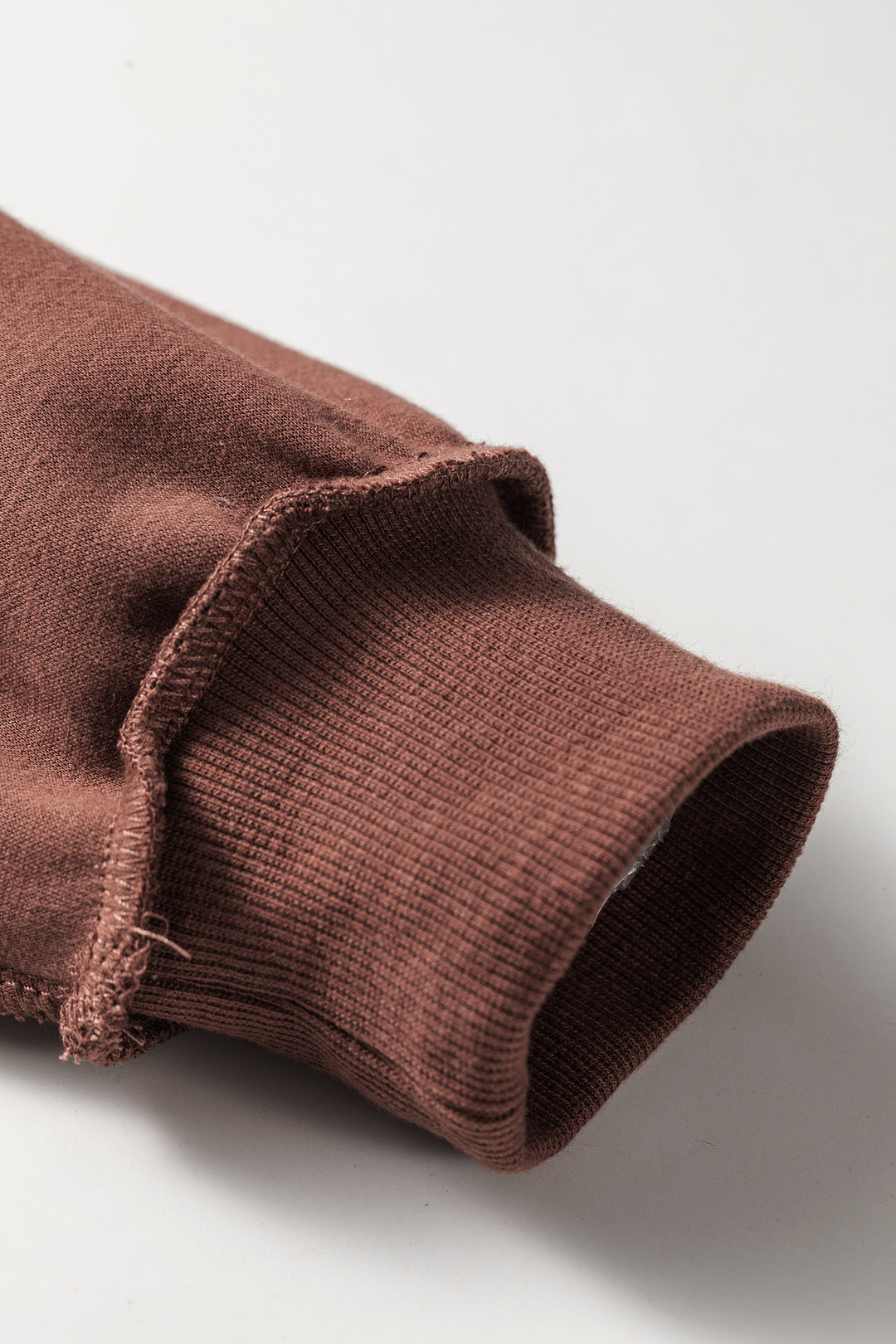 Carrot Oversize Drop Shoulder Reversible Mock Neck Sweatshirt