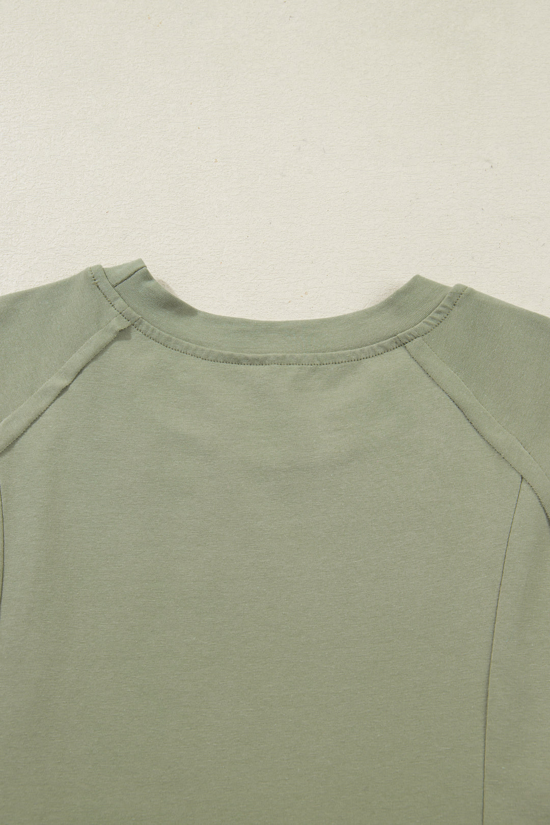 Laurel Green Jacquard Frilled Ruffled Long Sleeve Mini Dress