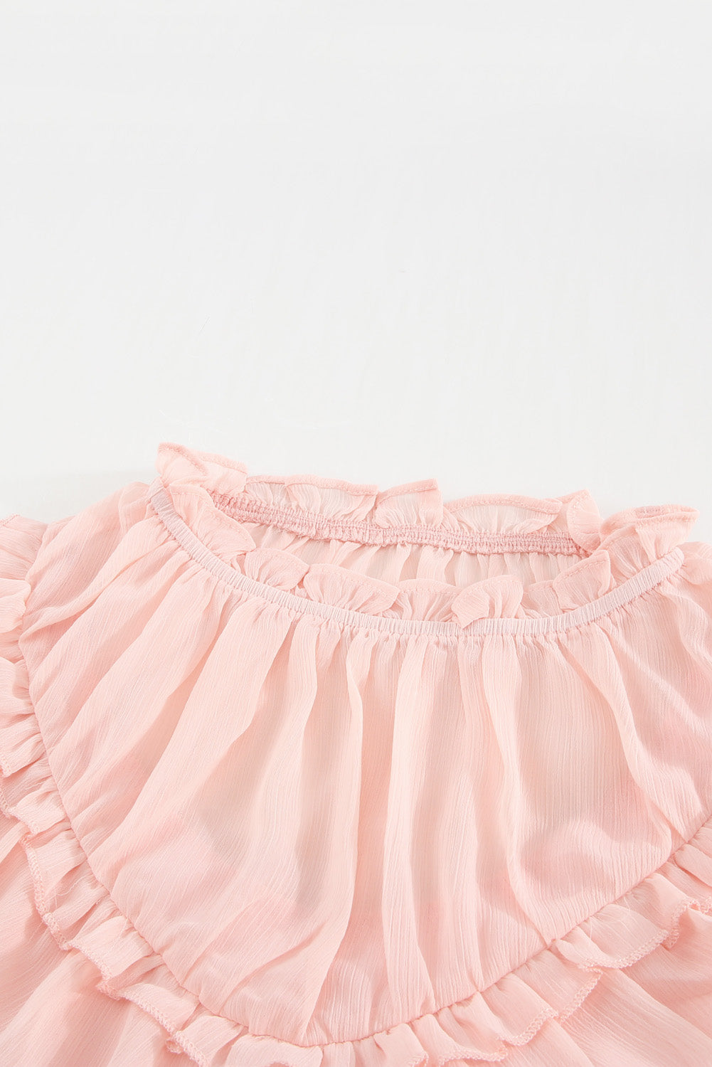 Frilled Detail Tulle Tank Top