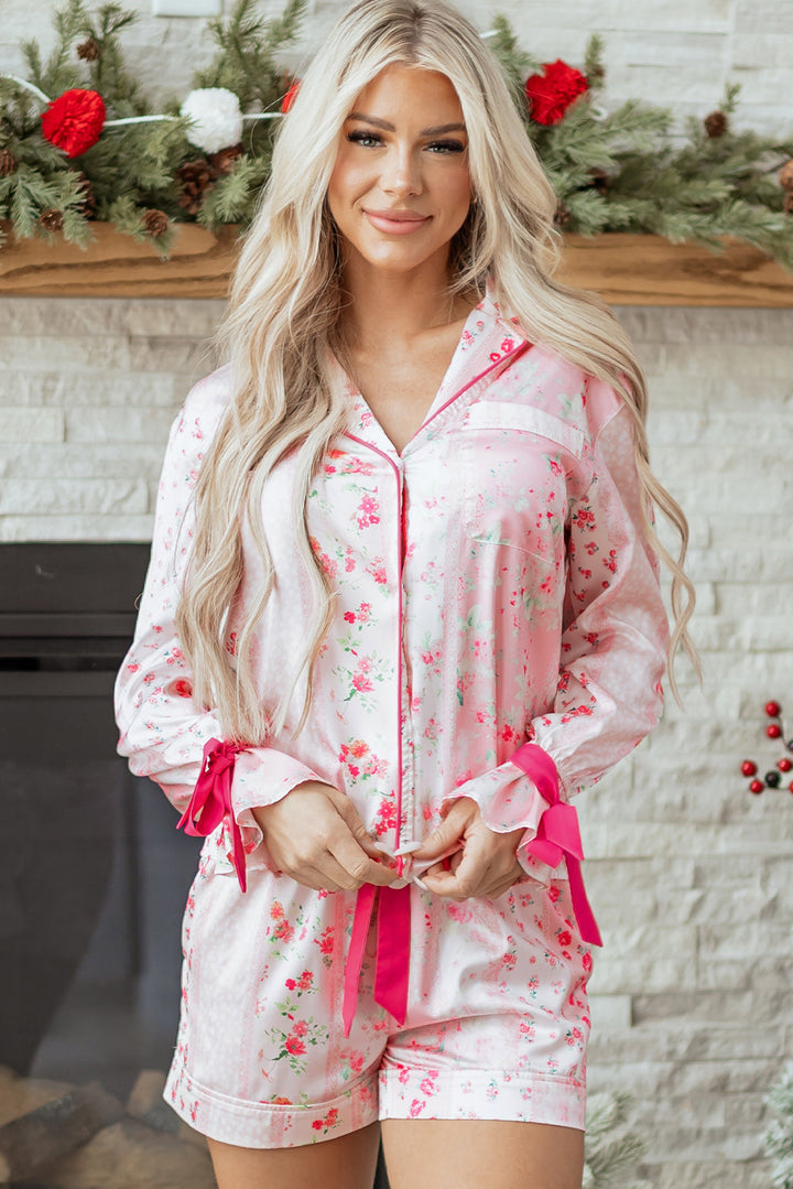 Paisley Tie 2pcs Pajama Set