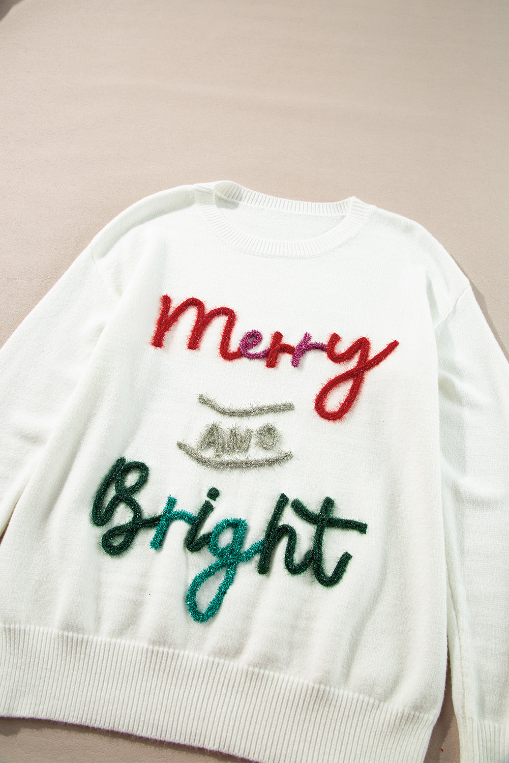 Aria Bright Graphic Christmas Sweater