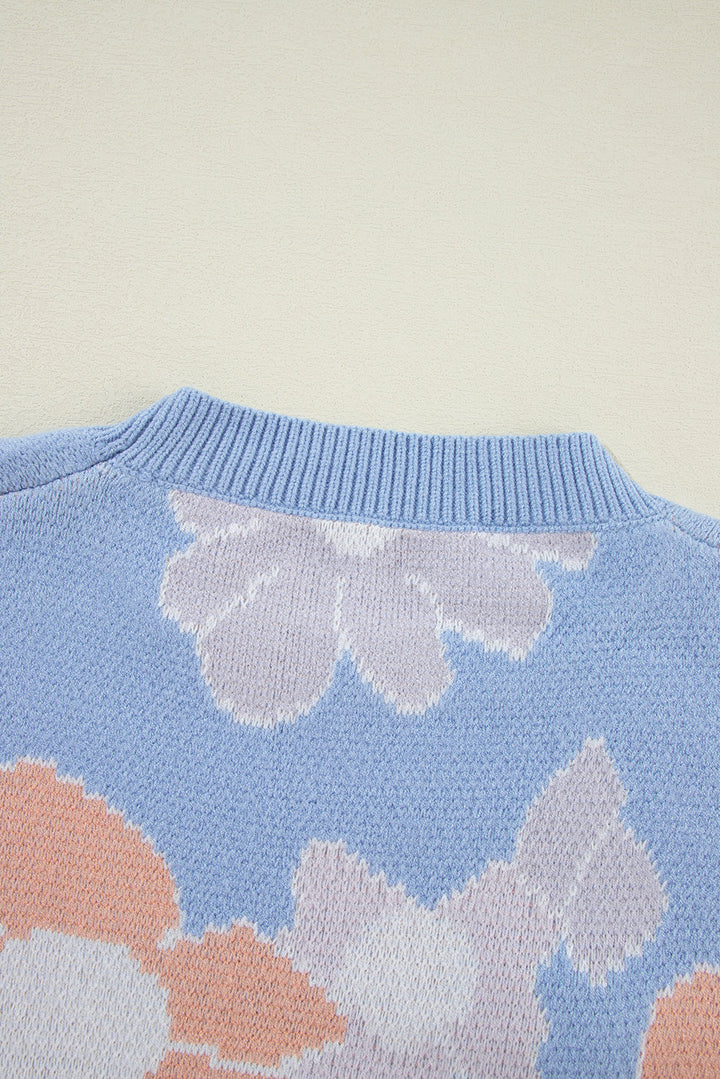 Zelda Drop Shoulder Knitted Sweater