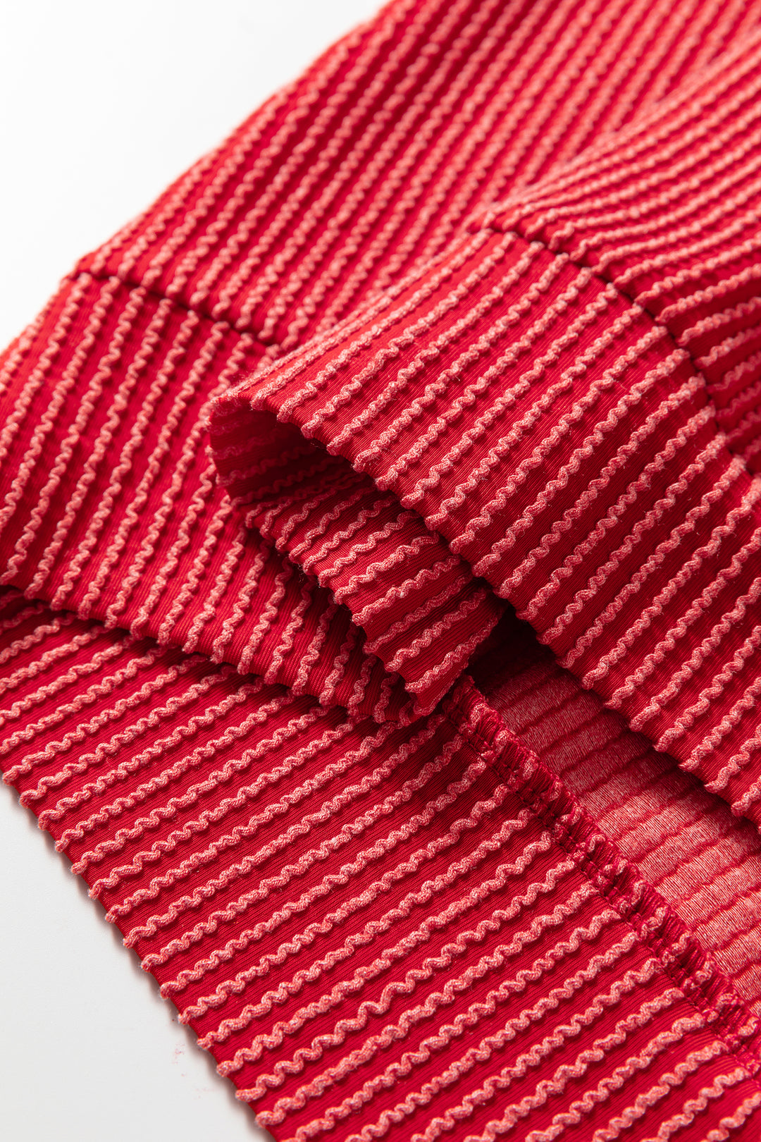 Evergreen Twisted Rib Outlined Merry Letter Graphic Loose Long Sleeve Top