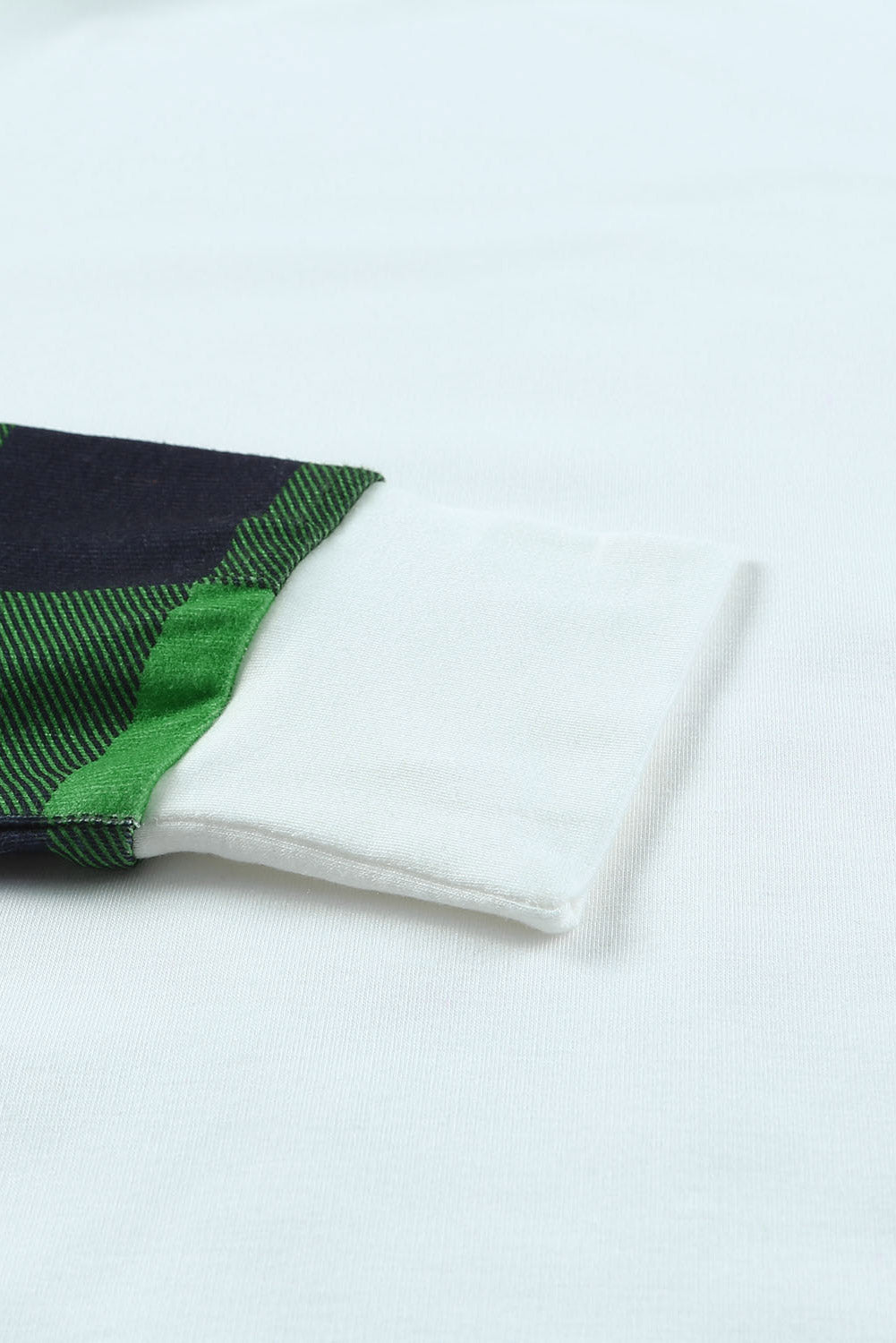 Aria Plaid Long Sleeve Sweatshirt