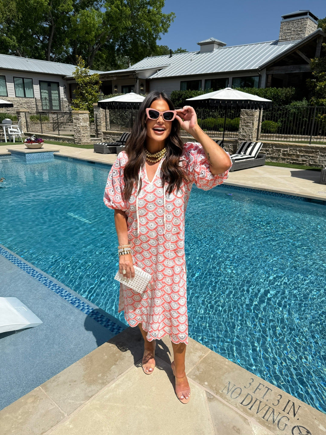 Pamela Coral Maxi Dress