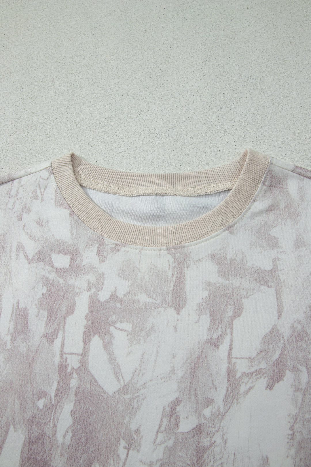 Gray Woodland Camo Print Raw Edge Cropped Top Skirt Set