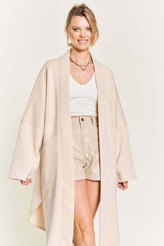 “Wine Down Wednesday” Oversized Knit Cardigan